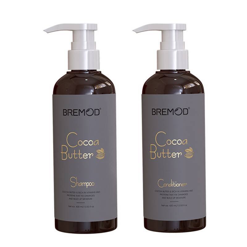 Bremod Cocoa Butter Shampoo and Conditioner Set : 400ml each