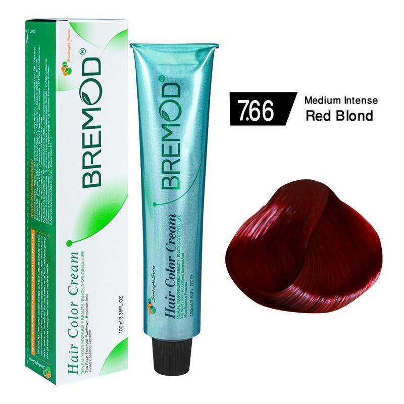 Medium Intense Red Blond 7.66 Medium Intense Red Blond 7.66