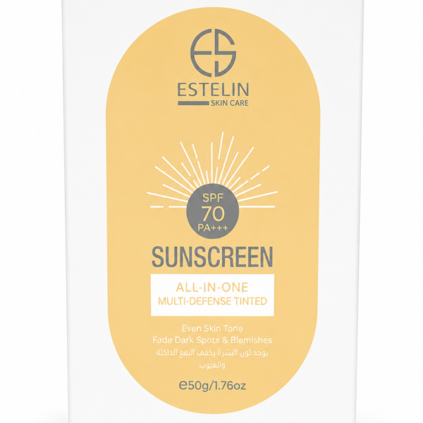 Estelin tinted sunblock spf 70