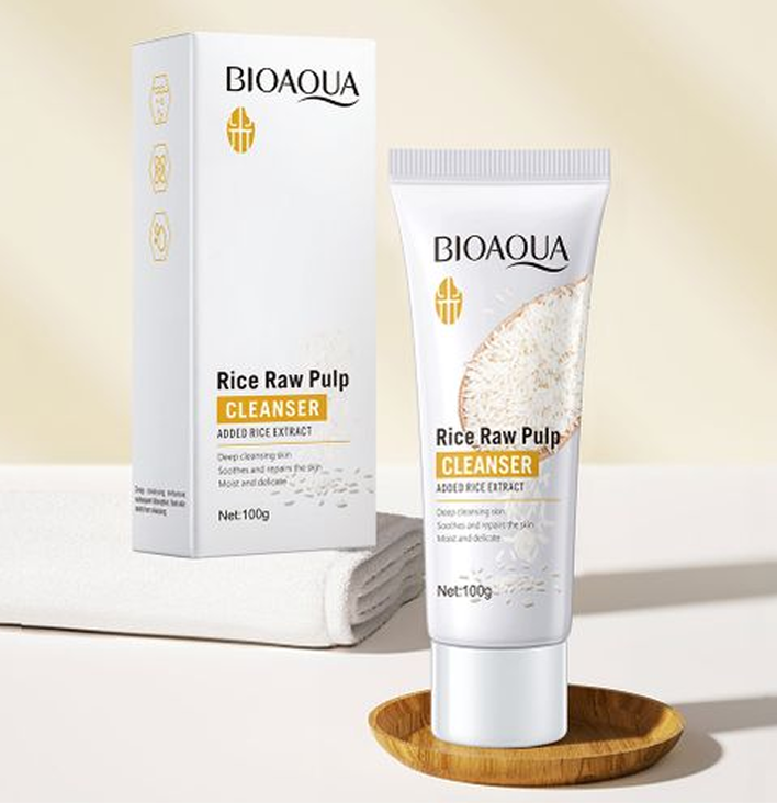 Bioaqua rice face wash