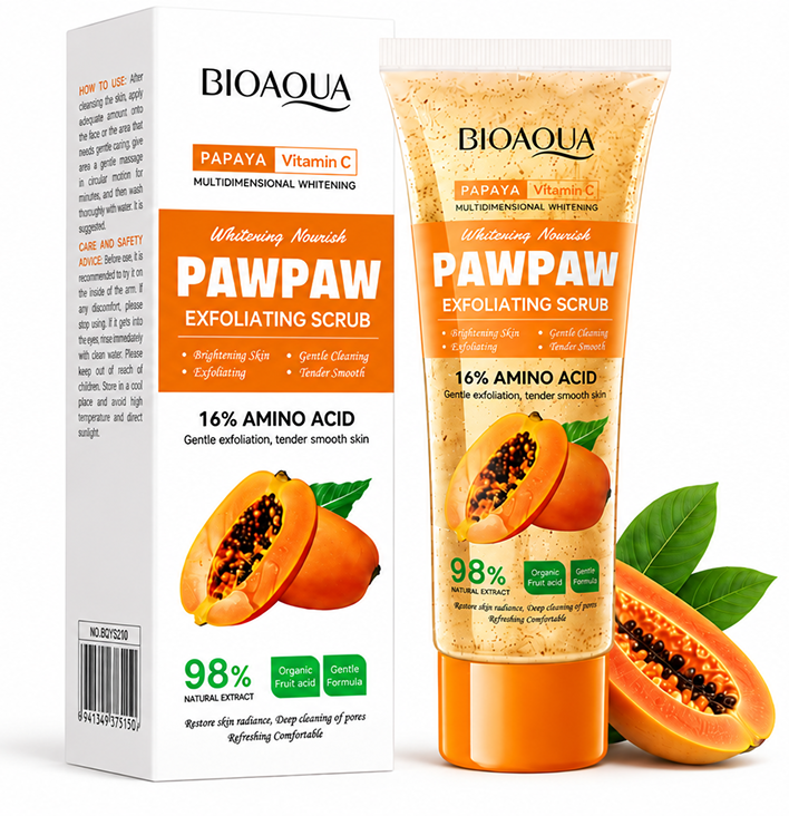 Bioaqua papaya scrub