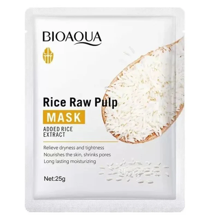 Bioaqua rice sheet mask