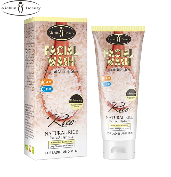 Aichun beauty rice face wash