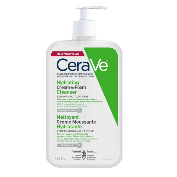 cerave cream to foam cleanser